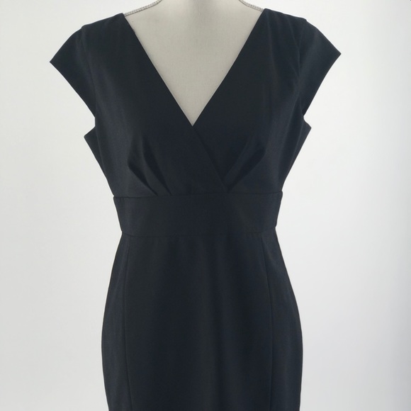 Calvin Klein Dresses & Skirts - Calvin Klein Black  Cap Sleeves Sheath Dress